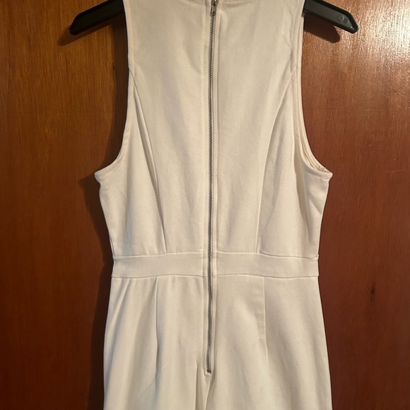 Denim by Jealous Tomato, White Denim, wide leg jumpsuit, size small. - Picture 3 of 6